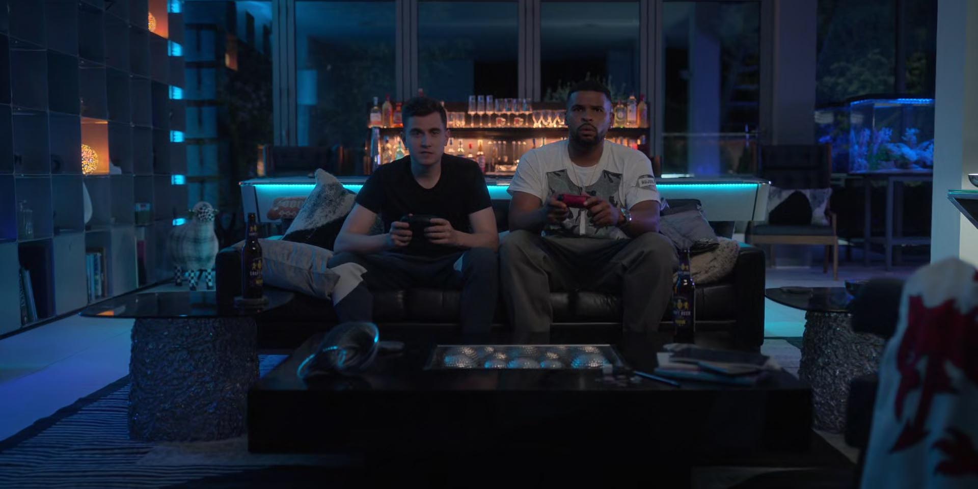 Isaac: Would you ever shag a woman?
Colin: No, I