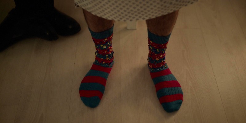 Did you seriously wear those socks on a date?