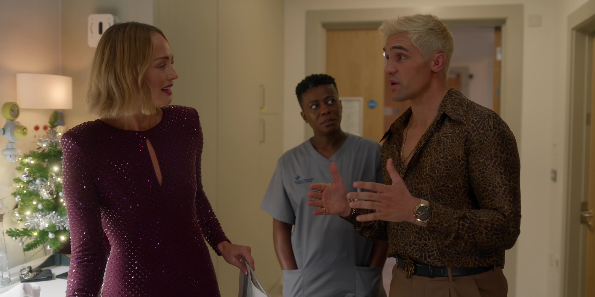 Uh, doctor lady, I can explain. See, "Jump Around" came on, so...