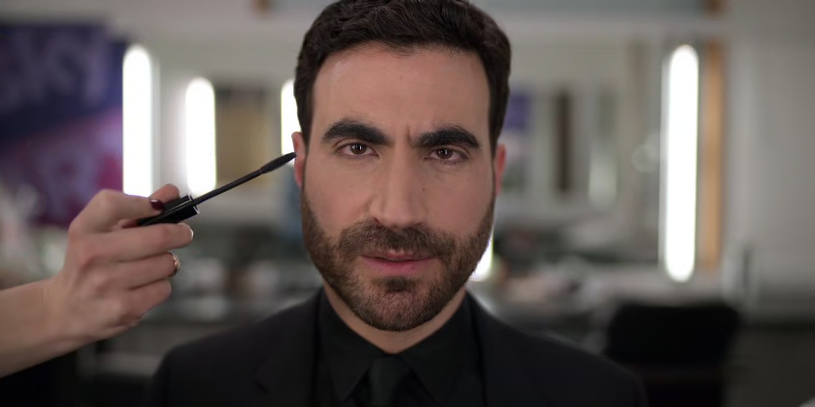 Woman: What do you usually do with your lashes?
Roy: I leave them the fu&k alone.