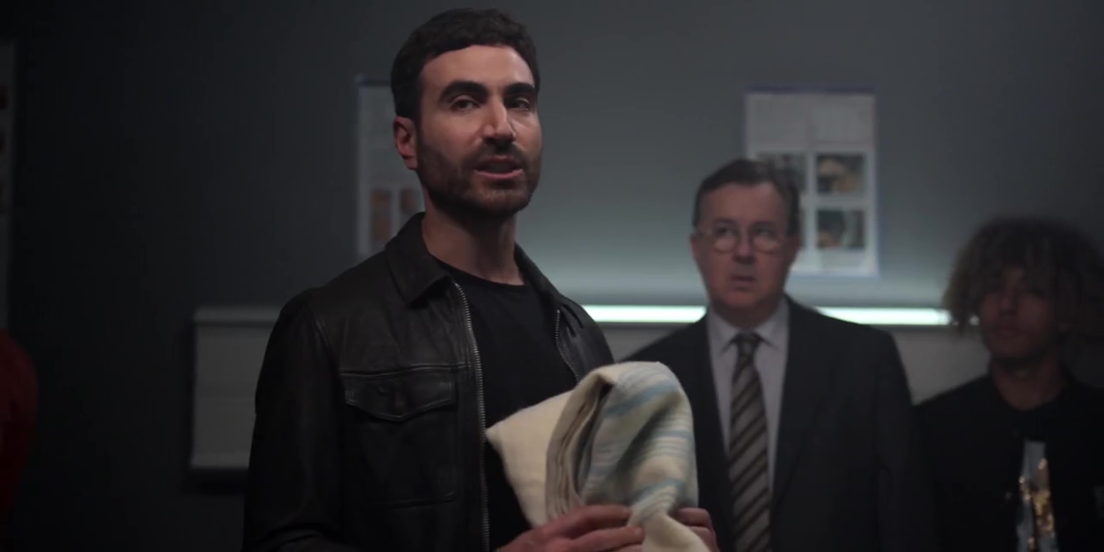 Isaac: Did you just say "blankie"? 
Roy: No, I said "blanket". Conversation over.