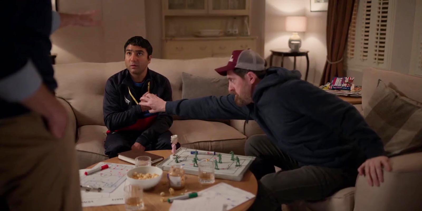 For the love of Meghan Markle, do not blow that whistle again, Nate. I swear. I got neighbors upstairs, and they will just start stomping away. Okay? 