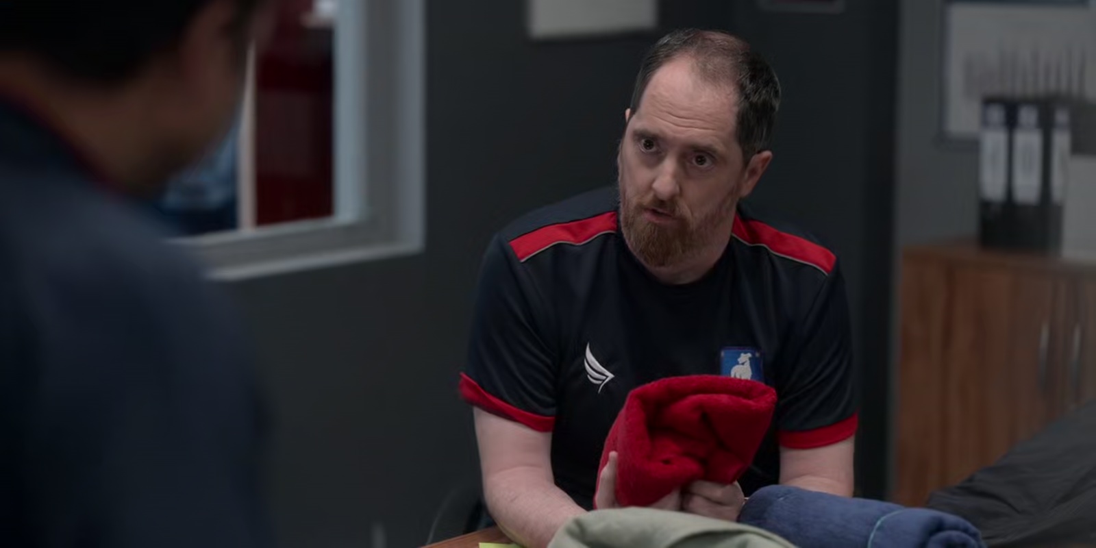 Nathan: Did you sleep here?
Coach Beard: "Perchance to dream here."