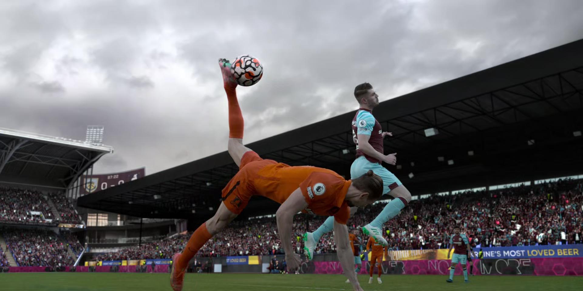 Zava with the scorpion kick, and Burnley feel the sting!