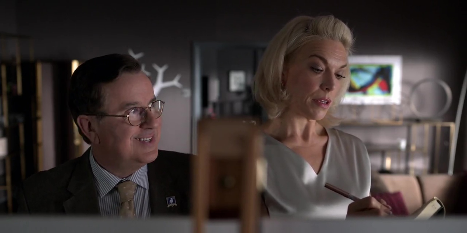 Rebecca: Table four is done and shall from now on be known as the boring table. 
Higgins: But that